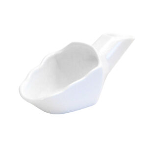 White Ceramic Bean Holder